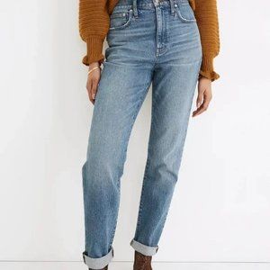 Madewell The High-Rise Slim Boyjean in Neal Wash: TENCEL™ Denim Edition NWT